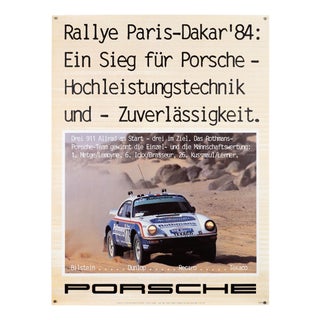 Original Porsche Poster by Gruppe C For Sale