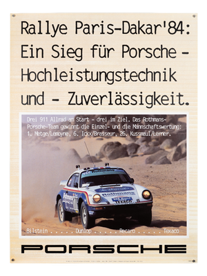 Original Porsche Poster by Gruppe C
