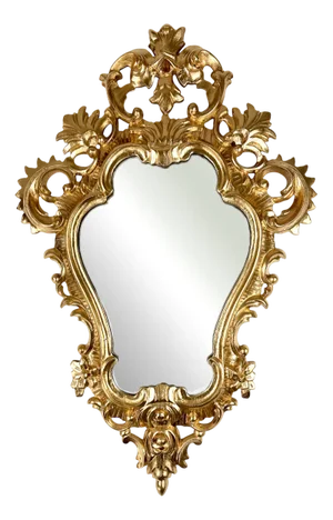 Florentine Gold Wooden Mirror
