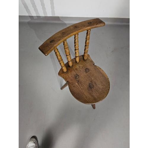 Vintage Farmers Tripod Chair For Sale - Image 18 of 18