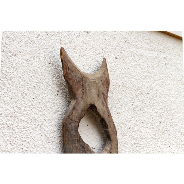 Antique Bwa Tribal Wood Fragment For Sale - Image 4 of 6