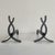 Cast Iron Flame Andirons, France, 1950s, Set of 2 For Sale - Image 14 of 15