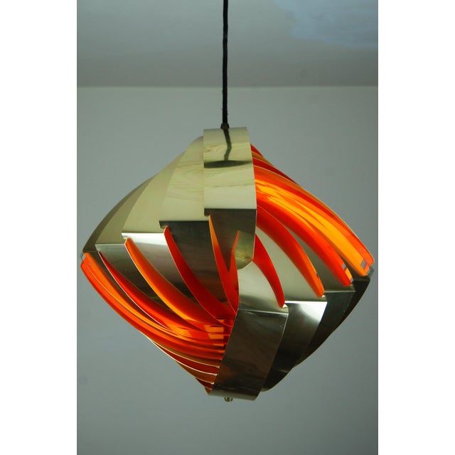 Gold Danish Konkylie Pendant by Louis Weisdorf for Lyfa, 1960s For Sale - Image 8 of 12