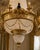 Mid20C Artisan Louis XVI Gold Bronze Crystal Chandelier-1 Pc For Sale - Image 6 of 18