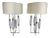 Mid 20th Century Murano Mirrored Globe Large Lamps - A Pair For Sale