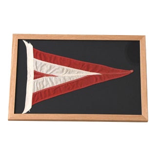 Framed Vintage Yachting Pennants For Sale