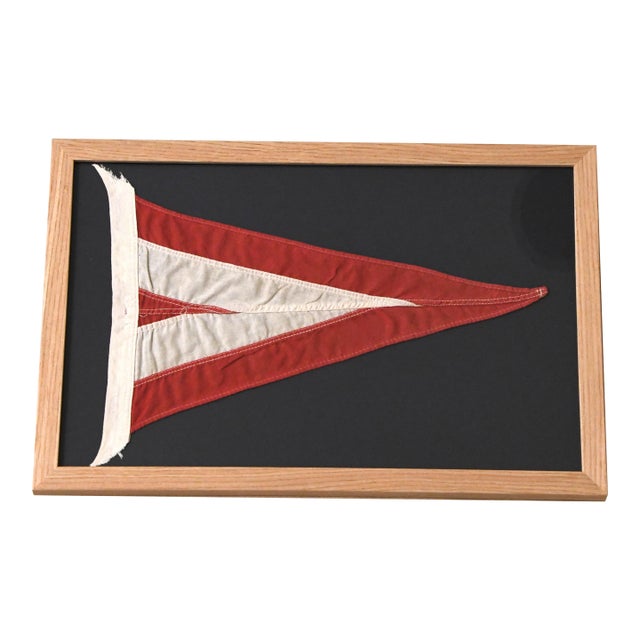 Framed Vintage Yachting Pennants For Sale