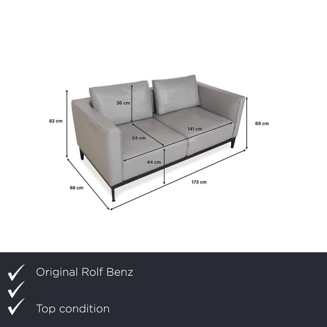 with this Rolf Benz two-seater sofa, you're bringing home a piece of furniture that is pleasantly understated yet...
