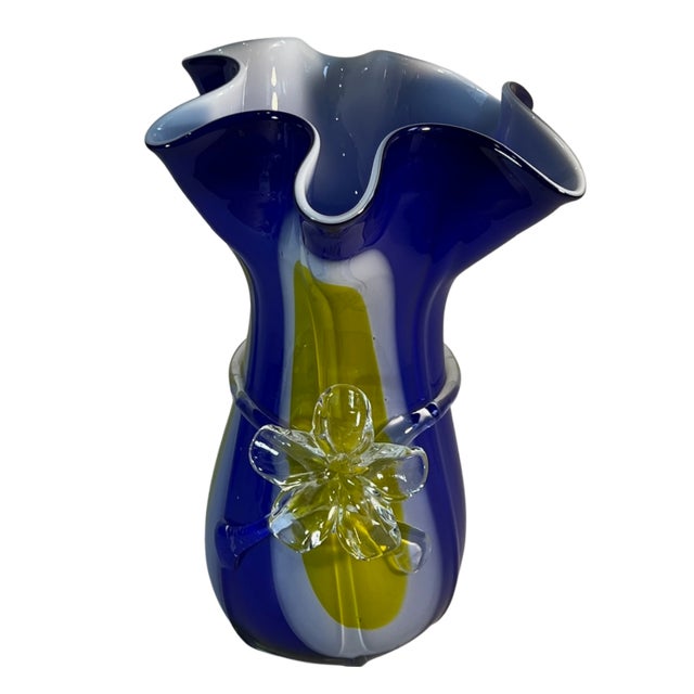 Art Glass Vase For Sale - Image 15 of 17