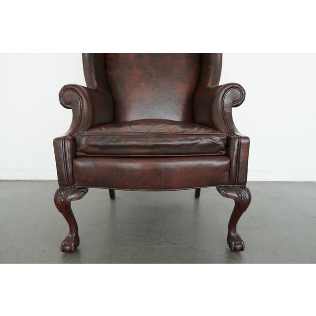 Vintage Sherrill Furniture Wingback Chair For Sale - Image 10 of 16