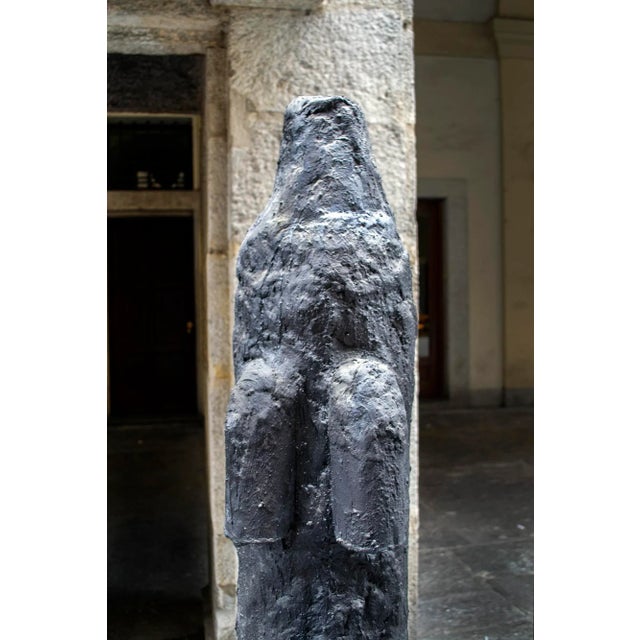 Sergio Ragalzi, Ombre Atomiche Sculptures, 1985, Iron & Stone, Set of 2 For Sale - Image 4 of 8