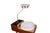 Wood George Nelson Herman Miller Walnut Planter Lamp Table Model 4634-L For Sale - Image 7 of 11