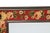Contemporary Folk Art Hand-Painted Wood Wall Mirror With Red Floral Border For Sale - Image 4 of 8
