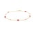 Not Yet Made - Made To Order 18k Gold Mozambique Ruby Diamond Station Chain Bracelet For Sale - Image 5 of 14