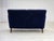 Danish Two-Seater Sofa in Dark Blue Furniture Velour, 1960s For Sale - Image 10 of 15