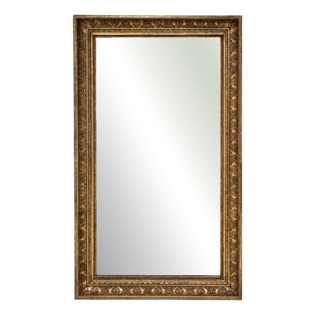 Early 19th Century Gilded Empire Wall Mirror For Sale