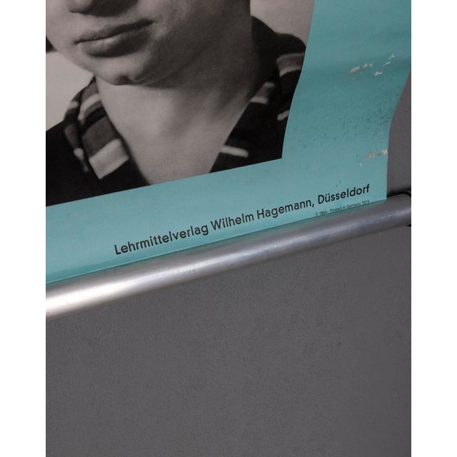 Industrial Vintage School Poster Hormones, the Bodys Active Substances from Lehrmittelverlag Wilhelm Hagemann, 1970s For Sale - Image 3 of 10