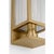 2020s Barbara Barry for Visual Comfort Signature York 16" Single Box Sconce in Soft Brass with Clear Ribbed Glass For Sale - Image 5 of 9