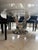 I use this set in my kitchen but it’s big enough to be a regular dining table. It’s in great shape, the Lazy Suzan has...