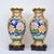 Pair of Chinese Cloisonné Peony Vases | Gilt Ground Floral Motif With Wood Stands For Sale In Los Angeles - Image 6 of 6