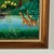 Vintage Haitian Painting of a Jungle Scene With Animals For Sale - Image 9 of 11