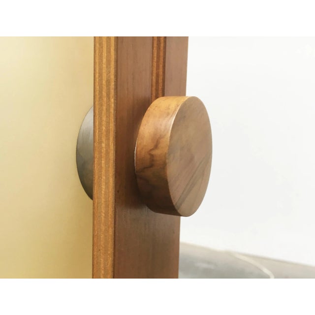 Mid-Century Swiss Space Age Plastic & Plywood Floor Lamp from Temde, 1960s For Sale - Image 9 of 18