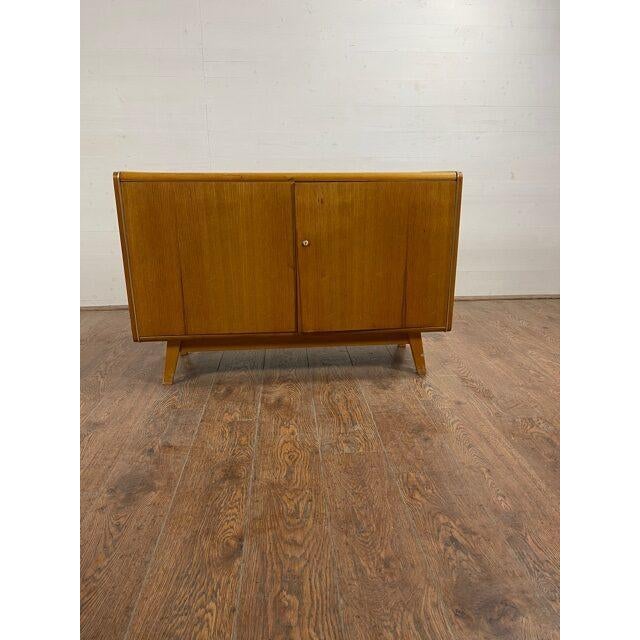 Dresser by Jitona with Black Original Glass on top, 1960 Dresser by Jitona In superb condition Original black glass Dims...
