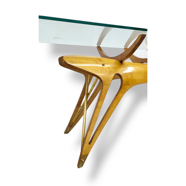 Vintage Dining Table in Maple, 1950s For Sale - Image 6 of 14