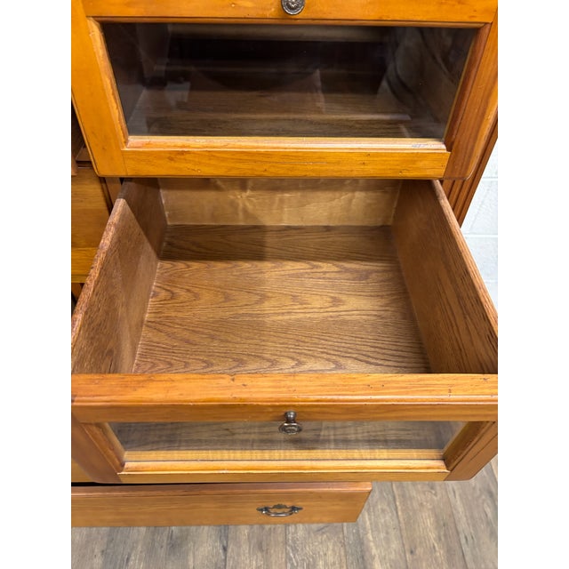 Vintage Lexington Haberdashery Apothecary Cabinet Display Chest For Sale - Image 11 of 18