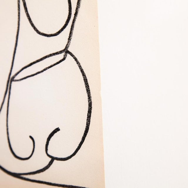 Françoise Gilot, Portrait Head of a Woman, 1951, Lithograph, Framed For Sale - Image 7 of 10