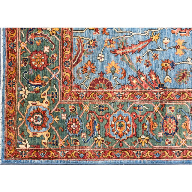 Oriental Hand Knotted Rug 8' x 9'11" For Sale - Image 4 of 6