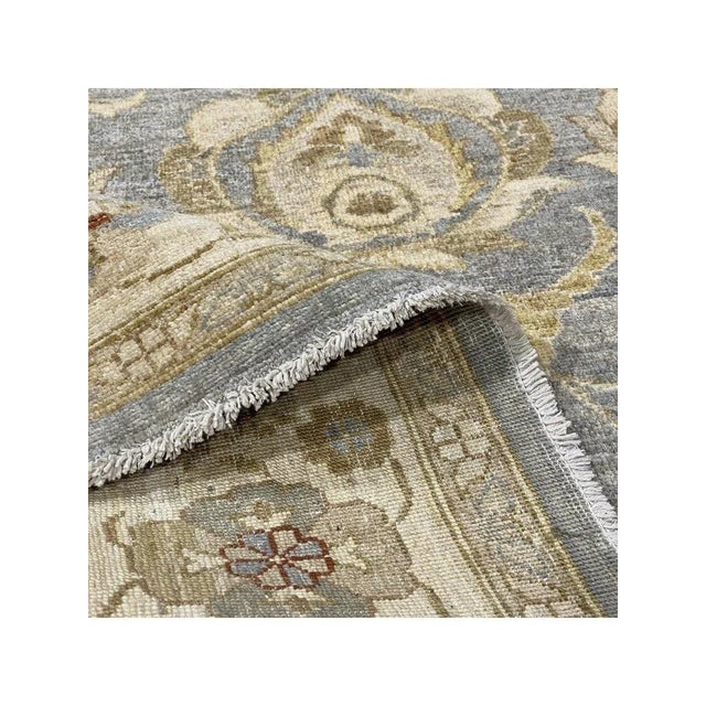 Traditional Handwoven Pakistani Peshawar Area Rug 6x9 For Sale - Image 3 of 12