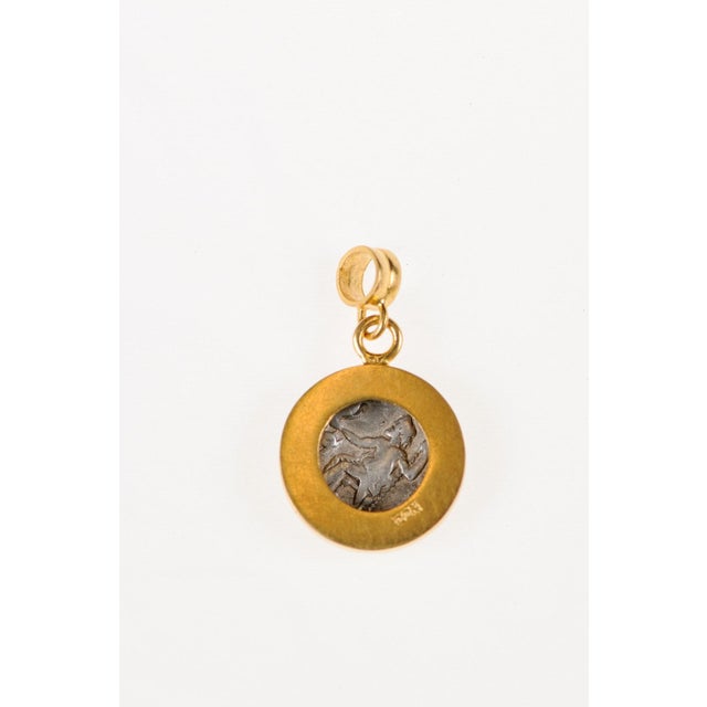Ancient Greek Drachm Pendant For Sale In Atlanta - Image 6 of 10
