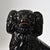 Antique Staffordshire Jackfield Black Mantle Dog Figurines, 1800s, Set of 2 For Sale - Image 9 of 10
