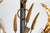 MCM Italian Style Tole and Carved Wood Sword Sconce For Sale - Image 4 of 6