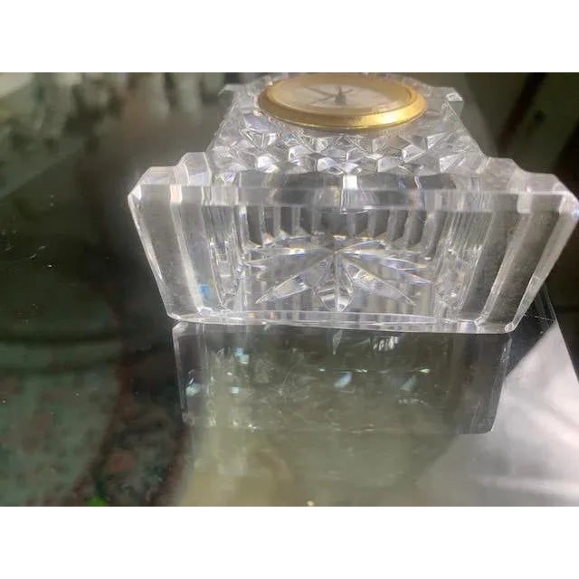 A beautiful Waterford petite clock. It is not marked Chairish sells electronic items only with the display as the intended...