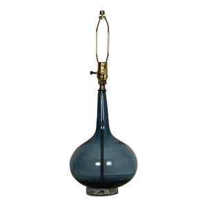 Mid 20th Century Hand Blown Fratelli Toso Influence Lamp