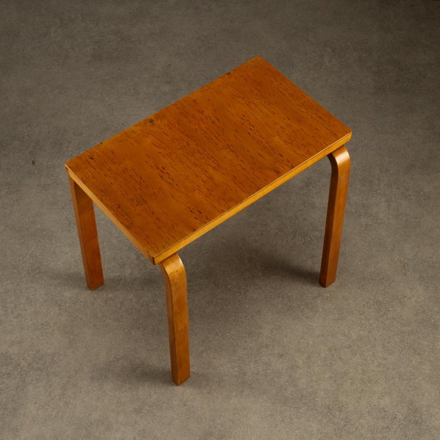 Model 88 Side Table in Karelian Birch by Alvar Aalto, Finland, 1930s For Sale - Image 6 of 18