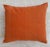Berber Tribes of Morocco Contemporary Orange Silk Sabra Pillow Covers- a Pair For Sale - Image 4 of 9