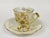 Vintage Golden Floral Kalk Demitasse Cup & Saucer Set- 2 Pieces For Sale - Image 6 of 12