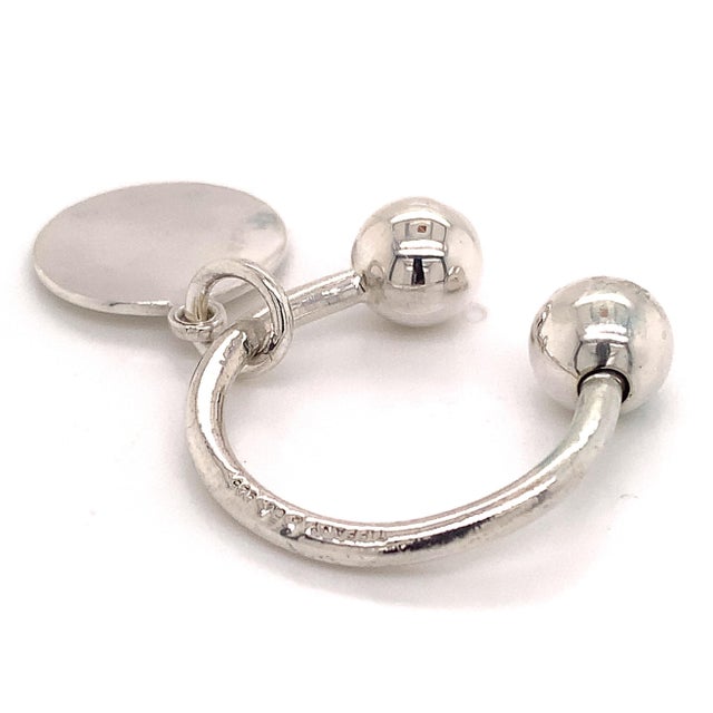 1990s 1990s Tiffany & Co. Estate Sterling Silver Keychain 9.2 Grams For Sale - Image 5 of 12