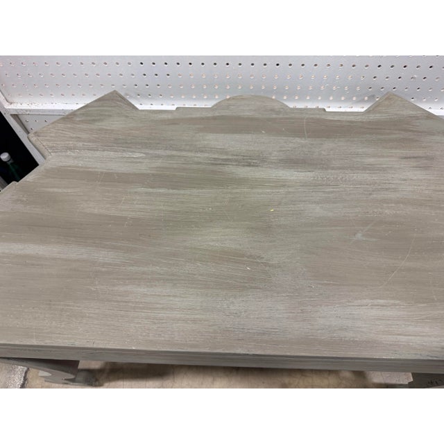 Boho Chic Painted Decorator Carved Console Table For Sale - Image 12 of 12