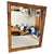 1940s French Riviera Faux Bamboo Mirror, Natural Brown & Beige Tones : This beautiful 1940s French bamboo mirror, crafted...