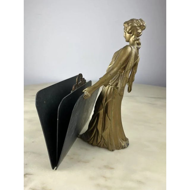 Vintage French Desk Holder, 1940s For Sale - Image 4 of 11