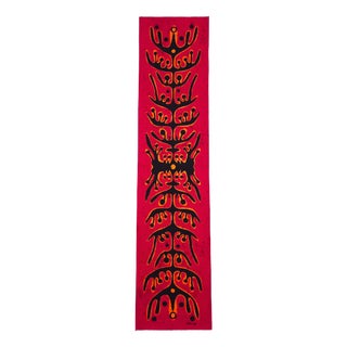 Mid-Century German Pop Art Screen-Printed Wall Hanging by Traute Sänger, 1970s For Sale