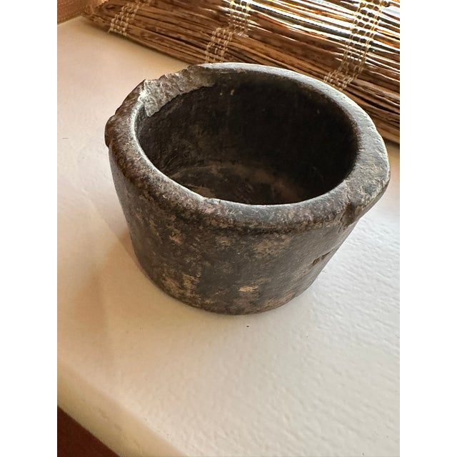 Boho Chic Antique Tibetian Offering Bowl For Sale - Image 3 of 7