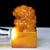 1970s Vintage Chinese Shoushan Stone Seal With Guardian Lion Finial For Sale - Image 5 of 10