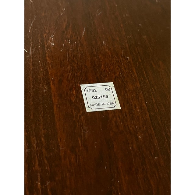 Brown Vintage Pair of Fluted Wooden Pedestals / Display Columns — Made in Usa, Circa 1992 For Sale - Image 8 of 8