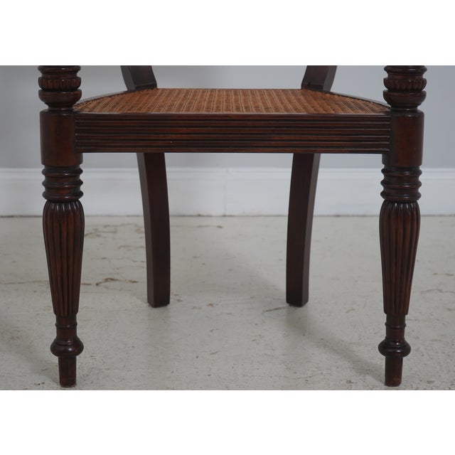 Pair of Cane Seat Mahogany Armchairs For Sale - Image 13 of 18
