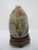 Chinese Pebble Form Russet Jasper Snuff Bottle on Carved Wood Stand For Sale - Image 4 of 8
